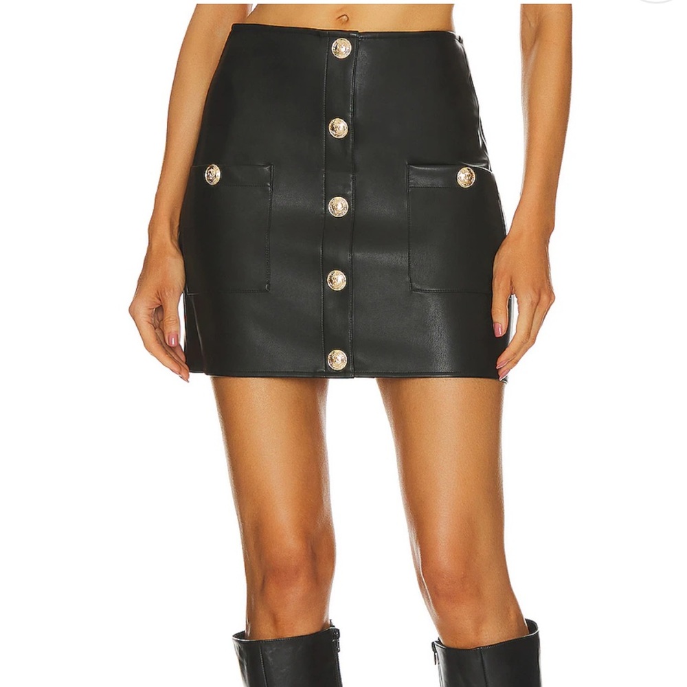 L’agence Leather Skirt (never worn!)